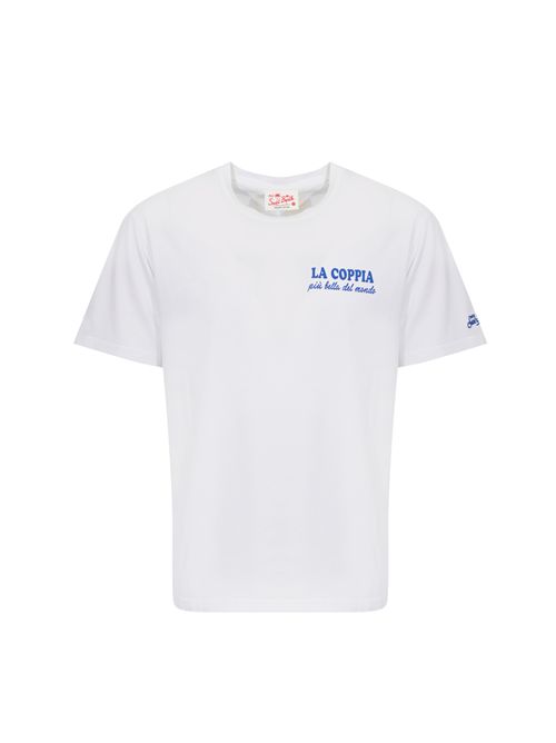 T-shirt Portland in cotone con stampa Schweppes La Coppia Più Bella del Mondo Mc2 Saint Barth | PRL000204568L